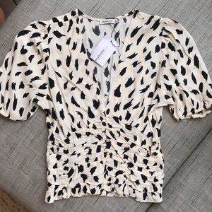 NWT ruched top
